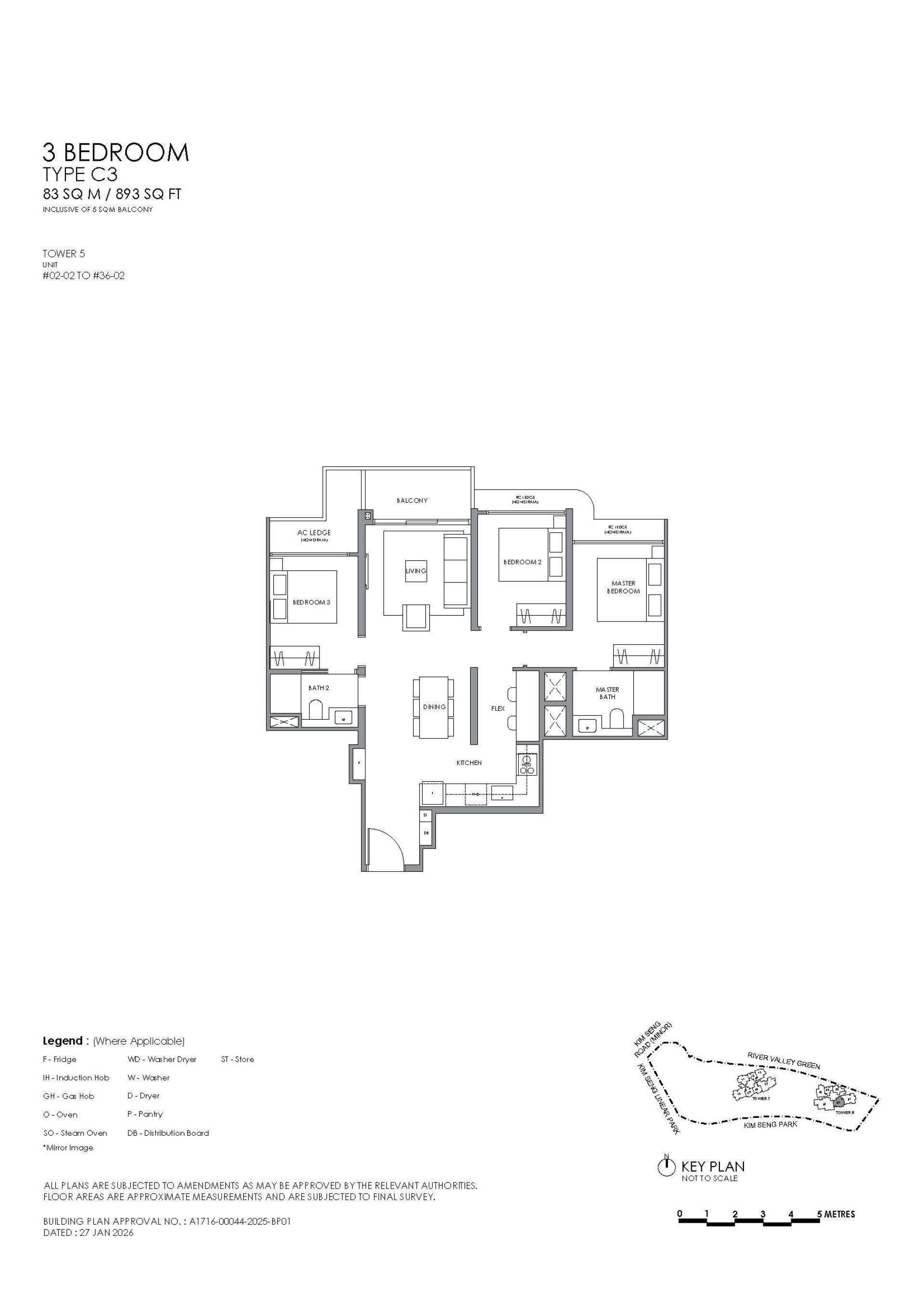 River Modern floorplan